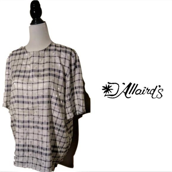 Timeless Short Sleeve Blouse by D'Allaird's - Picture 1 of 5